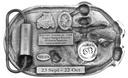 Sternzeichen Waage - Libra 4cm Schließe, Schnalle