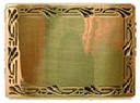 Frame - brass square, 4cm Messing-Schließe, Schnalle