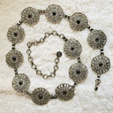 FLEUR DE VIE, Kettengürtel, messingfarben,Mittelalter,Larp,Kelte