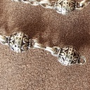 METALPEARLS,Fb:silber, 50 cm/Stück, Mittelalter, Larp, Cosplay