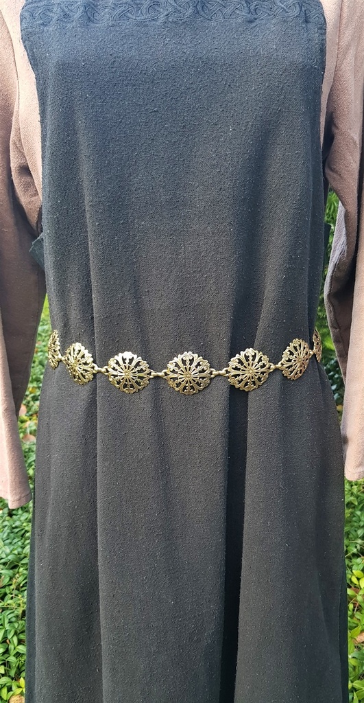 LANETA,Kettengürtel, Fb:messing,Wikinger,Mittelalter,Larp,Kelten
