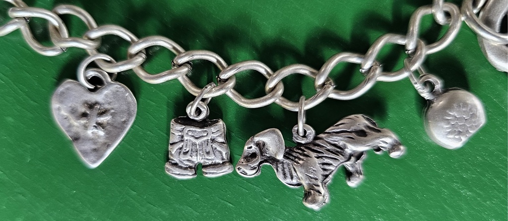 Armband WIESN,Fb:silber,OKTOBERFEST,WASN,GÄUBODEN,Trachten-Schmu
