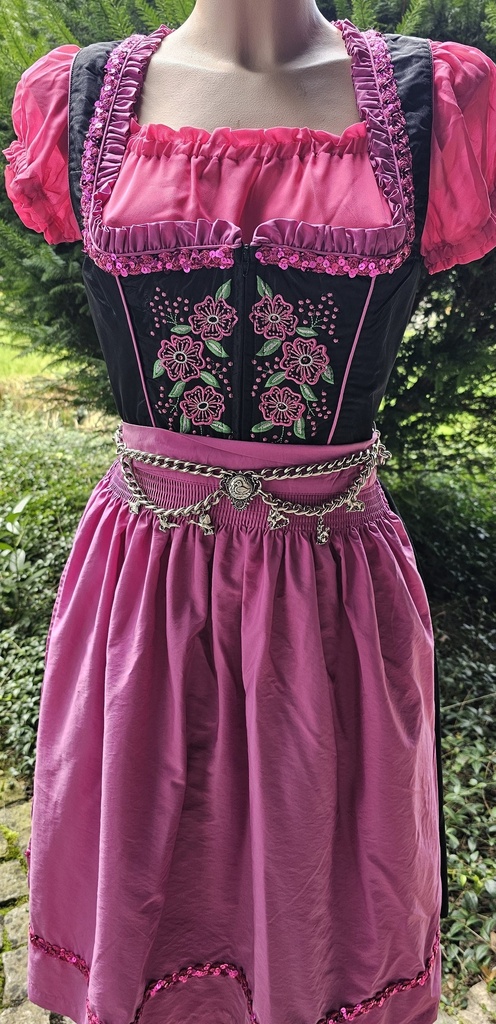 CHARIVARI / Kettengürtel,BAYRISCHE FAUNA,Fb:silber, Cosplay