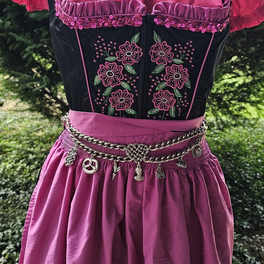 CHARIVARI / Kettengürtel,KÖNIG LUDWIG,Fb:silber, Cosplay