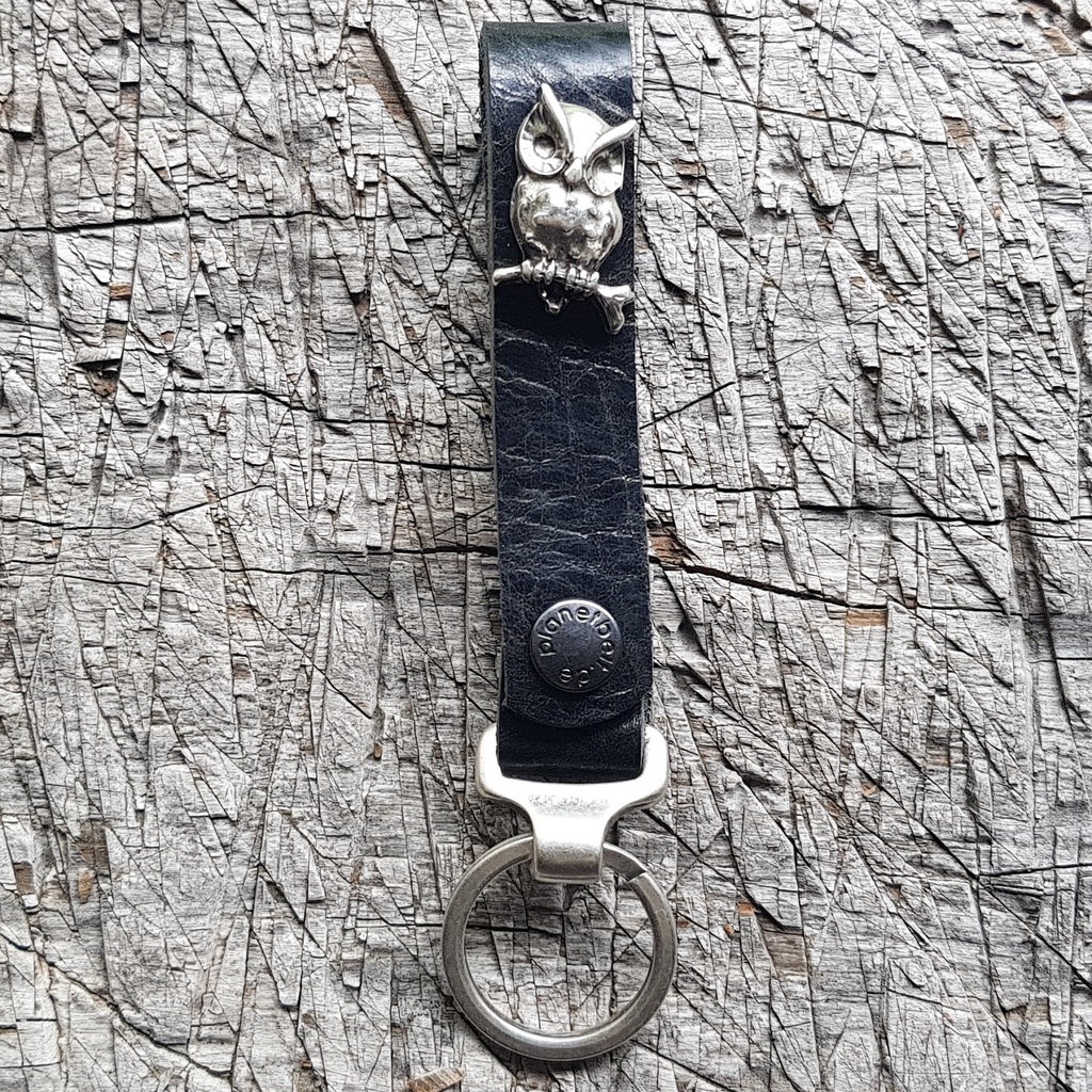Schlüsselanhänger SLING, Eule, silber