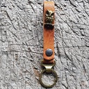 Schlüsselanhänger SLING, Eule, messing