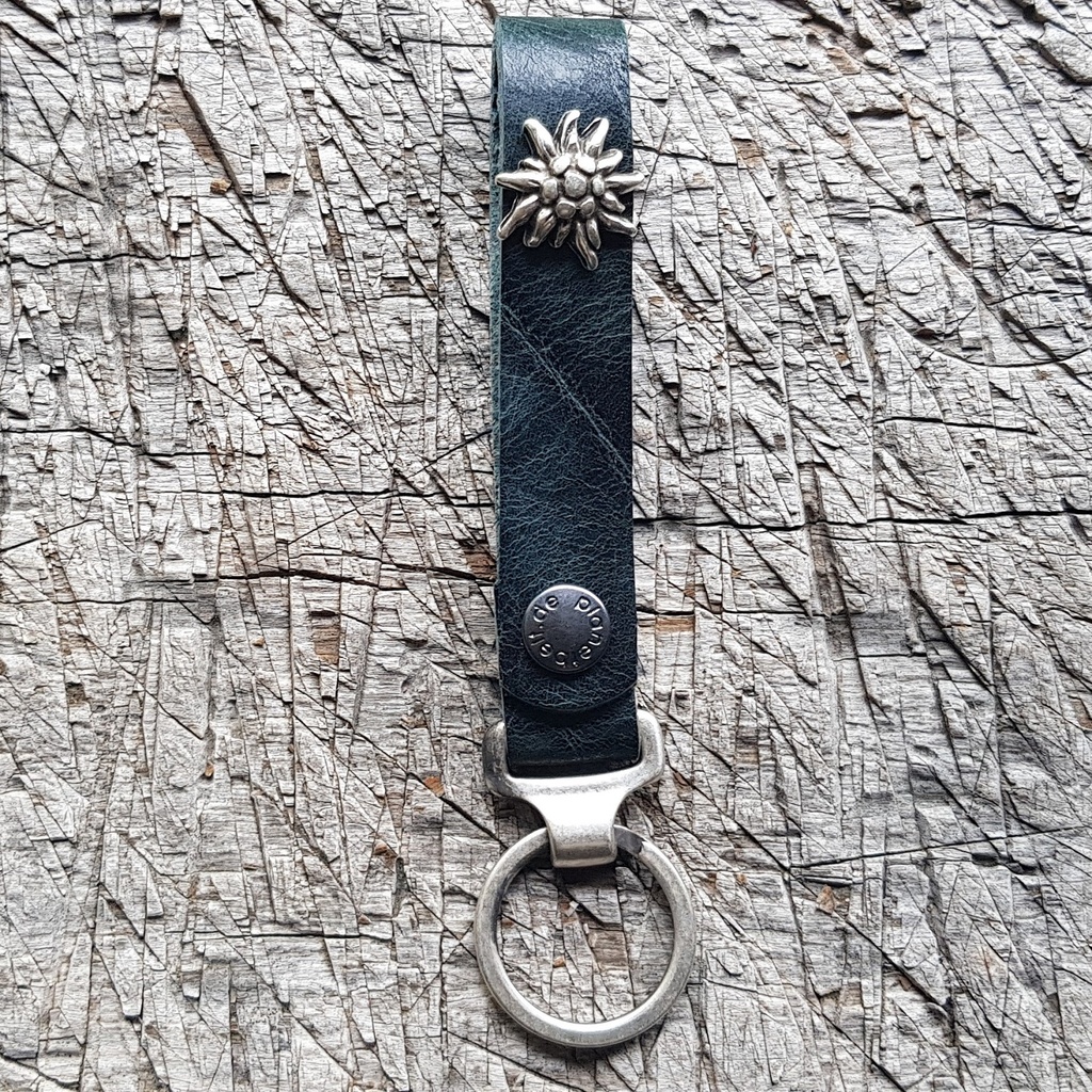 Schlüsselanhänger SLING, Edelweiß, silber