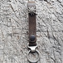 Schlüsselanhänger SLING, Edelweiß, silber