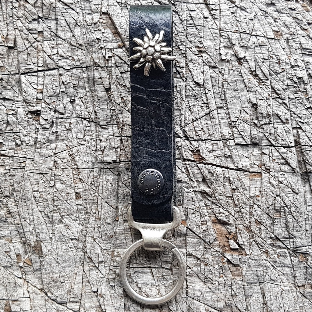 Schlüsselanhänger SLING, Edelweiß, silber