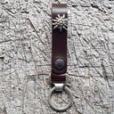 Schlüsselanhänger SLING, Edelweiß, messing