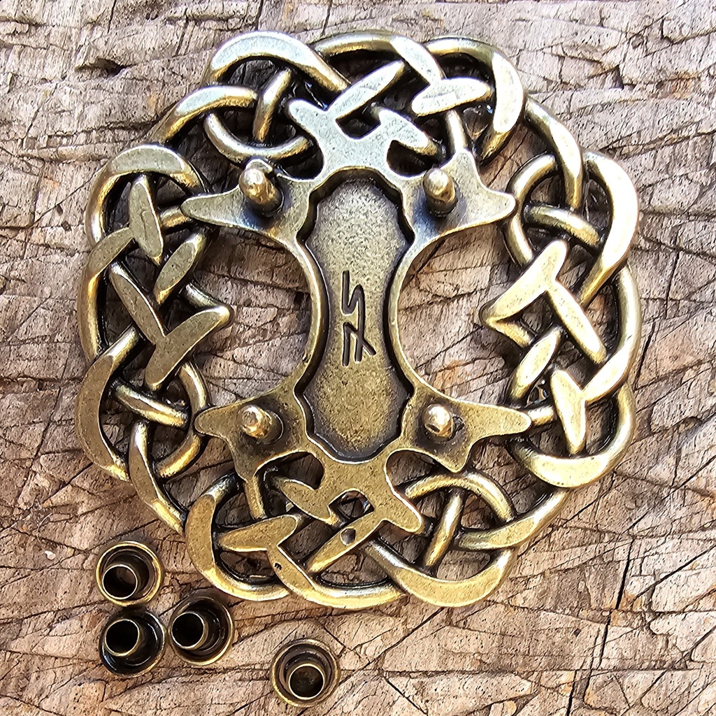 WELTENBAUM,YGGDRASIL,WELTENESCHE,Beschlag,Fb:messing