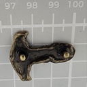 WIKINGERHELM-HAMMER,Fb:altmessing,Thor,Mjölnir,Mittelalter
