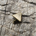 Pyramide 10x10,Beschlag,Fb.altmessing,Mittelalter,Larp,Wikinger,