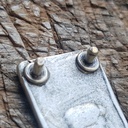 Wikinger-Gürtelspitze, silberfarben, für 3cm breite Gürtel