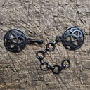TRISCEL KNOT,Fb:schwarzeisen,Verschluss,Wikinger,Kelten,Mantel,U