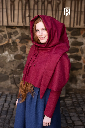 Gugel Curt in Rot - DarkDirndl von Burgschneider