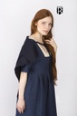 Tuch Bertrude in Blau - DarkDirndl von Burgschneider