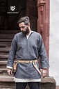 Kurztunika Erik, Grau Mittelalterliches vom Burgschneider