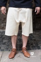 Braies Bruche Gisbert Natur – Mittelalterliche Unterhose aus 100 % Baumwolle