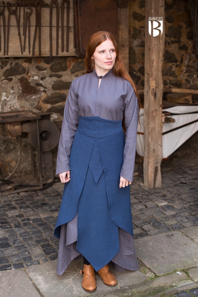 [14404-002] Kampfrock Rock Tharya in Blau (S/M)