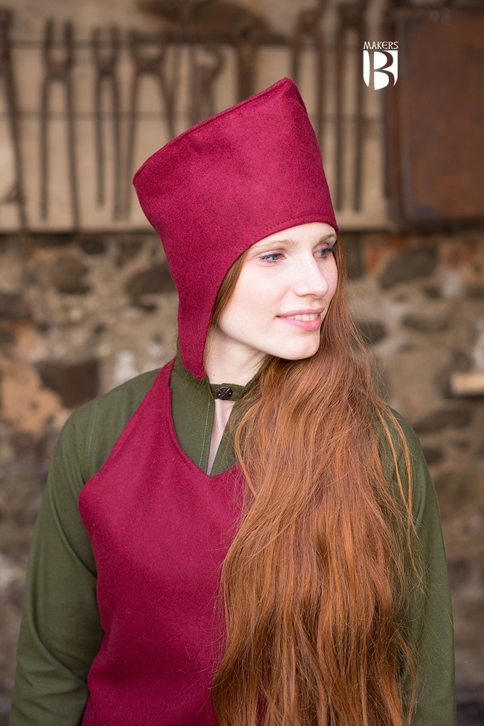 Magierhut Adis in Wolle Rot - Miss Viscid Designs von Burgschneider