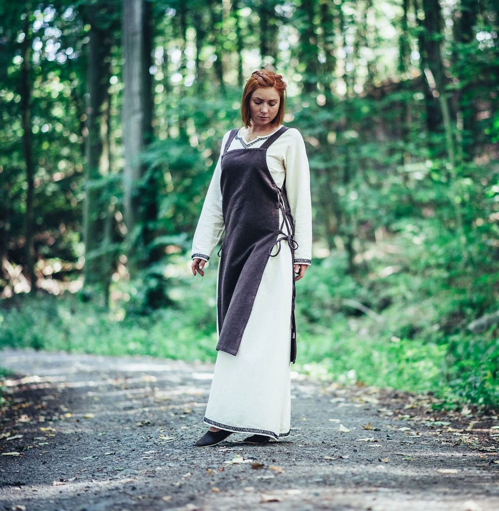 [14462-004] Überkleid Schürze Wikinger Gewand (S/M)