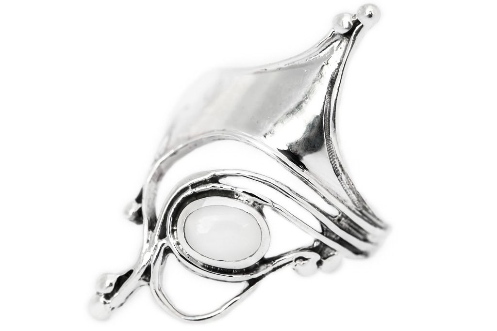 [17257-001] Ring mit Perlmutt 'Venice' Silberschmuck Silber (14,5/46)