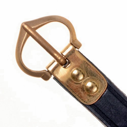 [10 MA-15 Beau-br] Mittelaltergürtel mit Bronze Schnalle "Beaufort" 1,5 cm Ledergürtel Spätmittelalterlicher Gürtel (braun)