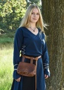 Mittelalterbluse Aila mit Schnürung blau 