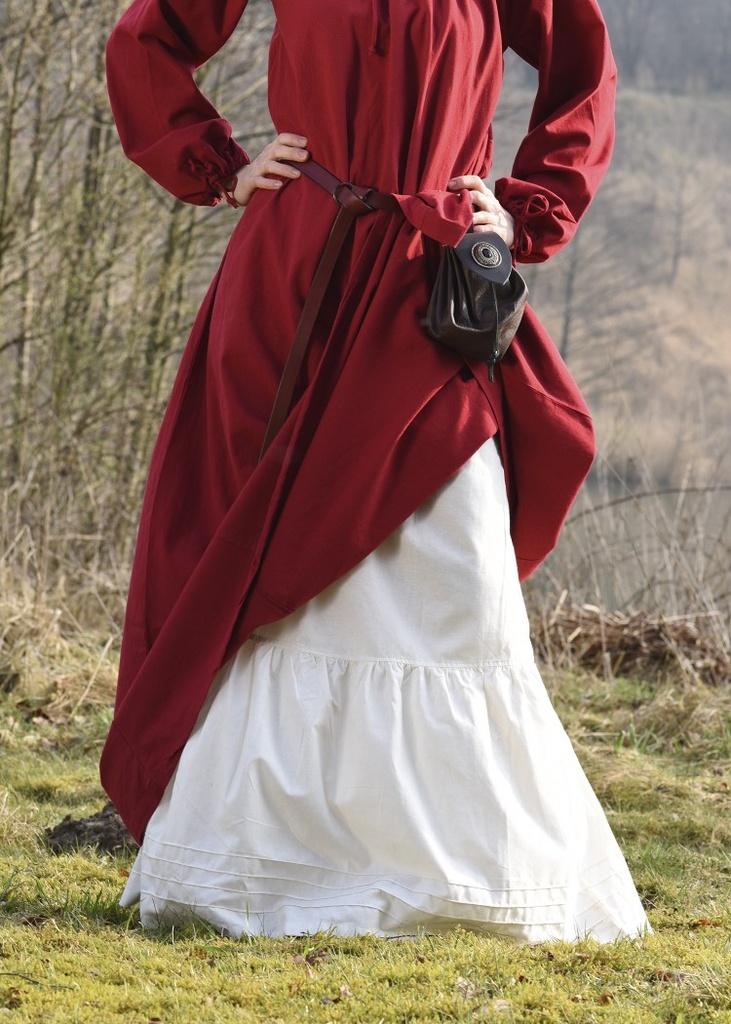 Mittelalterlicher Unterrock natur - 100% Baumwolle  Mittelalter Kostüm Historisches Gewand