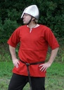 Tunika aus Wolle Wikinger Tunika rot - Wikingerlook vom Mittelalter Shop