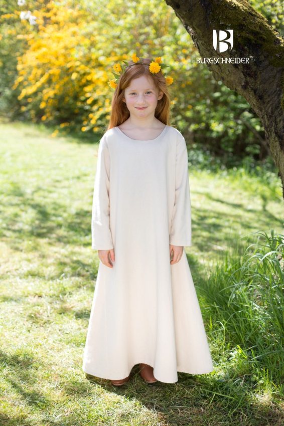 Kinderunterkleid Ylvi, natur -  Mittelalterliches vom Burgschneider