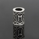 Runen-Perle "Ehwaz" - 6 mm Loch - Bartschmuck