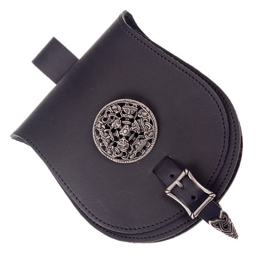 [01 T-GR Borre.br] Magyarische Tasche - groß / Borrestil (braun)