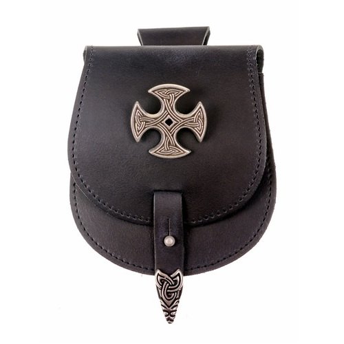 [01 T-KL Nevern.br] Tarsoly-Tasche - klein / Kreuz (braun)