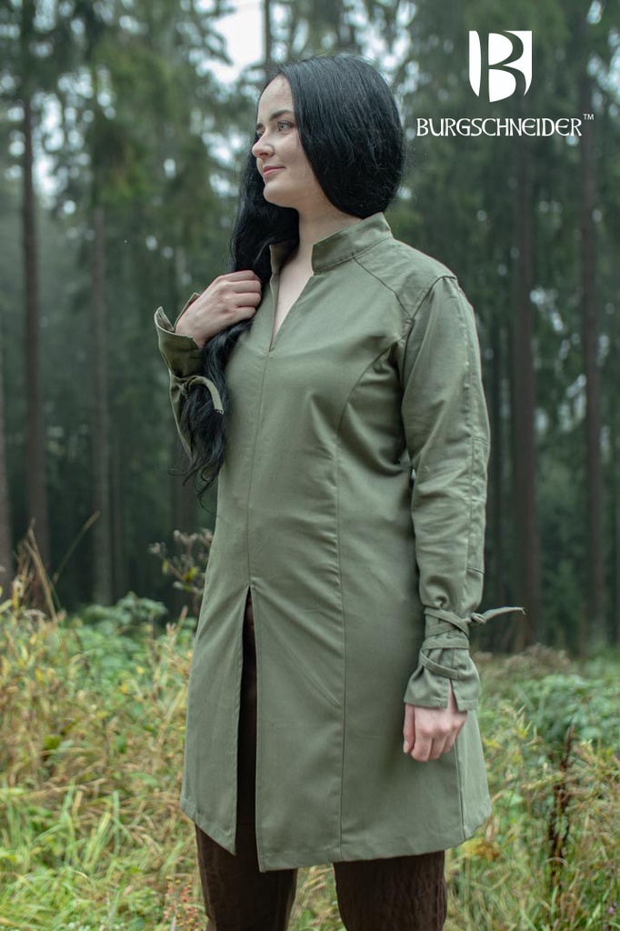 Tunika Theresa - Seegras  -  Mittelalterliches vom Burgschneider - Ranger Kollektion