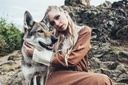Wikinger-Kleid „Freya“ – Zeitlose Eleganz in Sand