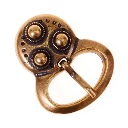 Alamannische Gürtelschnalle für 3 cm Gürtel