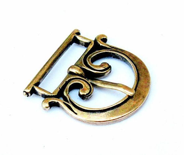 [4339-002] Römische Gürtelschnalle für 3 cm Gürtel  (silber)