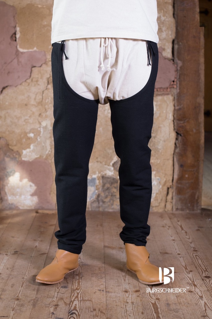 [4511-003] Beinlinge Brandolf Schwarz -  Mittelalterliches vom Burgschneider (S)