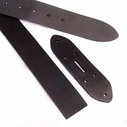 [11 Ke-Maß 4.br] Maßgürtel Rohling  aus Kernleder 4  cm breit - 150 cm Länge - 2 Farben (braun)