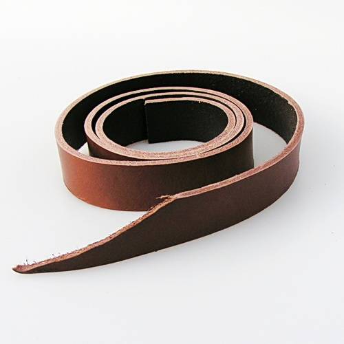 Lederstreifen aus Spaltleder mit 1,5 cm Breite, ca. 1,30 bis 1,40 m lang für Gürtel Selbermachen