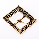 Mittelalter Schnalle Erik von Pommern 3 cm -Zubehör für mittelalterliche Gürtel für Reenactment und LARP