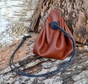 Extra Großer Lederbeutel (XL) Accessoire für Mittelalter Reenactment, Larp & Fantasy Gewandung