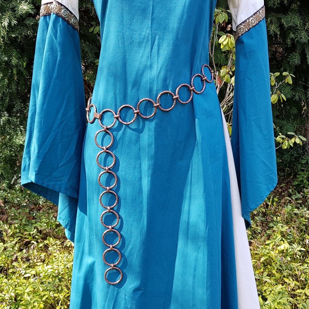 [C-5334-4] Kettengürtel Hüftgürtel Scania - Stylishes Accessoire für Larp, Mittelalter und Alltag (kupfer)