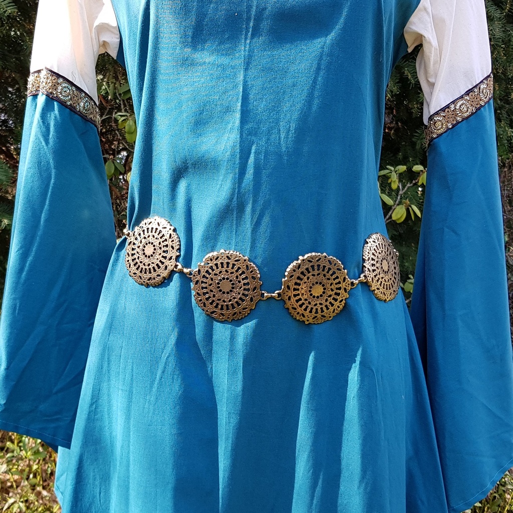 [6419-002] Kettengürtel Hüftgürtel Skuld (messing)