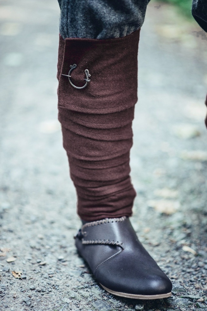 [LC-3007-004] Dicke Wadenwickel aus Wolle - Mittelalter Bekleidung, Larp & Reenactment