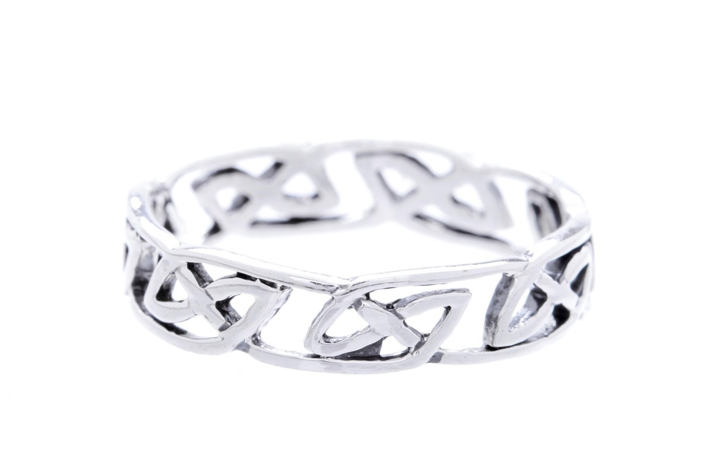 [WDr14-001] Alauni Silber 925 Ring im keltischen Stil - Schmuck Accessoire für Historische Gewandungen, Reenactment und Liverollenspiel (14 / 44)