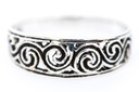 Newgrange Silber 925 Ring im keltischen Stil - Schmuck Accessoire für Historische Gewandungen, Reenactment und Liverollenspiel