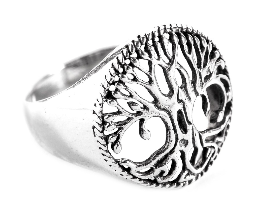 [WDr364-001] RUNA Ring aus Silber – Keltischer Lebensbaum Damenring 1,7 cm breit (15 / 48)